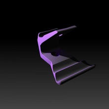 tablet phone stand - handy esthetic 3d print model - Mito3D