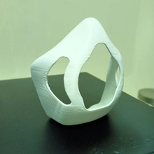 Gesicht Maske 3d print model - Mito3D