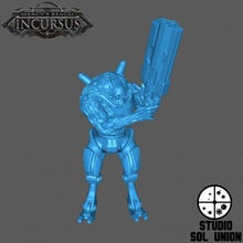 centauri furies horde shooter - cool pose 40k alien army gun mini monster space warhammer zombie cannon mutant cyberpunk infantry cyborg infinity cyber stargrave proxy hybird 3d print model - Mito3D