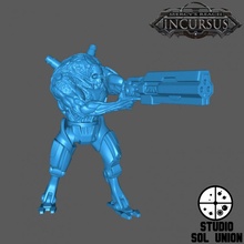 centauri furies horde shooter - firing pose 40k army creature game gun horror mini monster space warhammer zombie dead scifi tabletop mutant cyberpunk infantry cyber stargrave proxy 3d print model - Mito3D