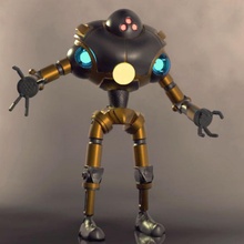robot rpg scifi mech cyborg 3d print model - Mito3D