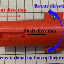 convert rotational motion linear gadgets & electronics 3d print model - Mito3D