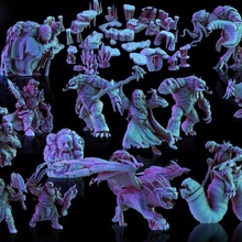 depths mountain- april'21 patreon release toys & games 3d print model - Mito3D