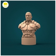 robocop buste guerrier dur muscle homme salut 3d print model - Mito3D