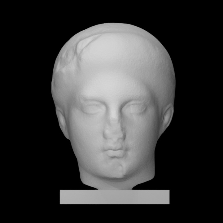 athenische Frau british museum london scan 3D print model - Mito3D