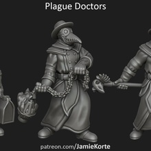 plague doctors toys & games miniatures tabletop dnd 3d print model - Mito3D