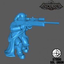 miséricorde atteindre étoile ranger accroupissement marche pose jouets Jeux 40k armure armée fantaisie Jeu mini soldat espace marteau guerre tireur d'élite Tomber scifi cyberpunk Puissance 3d print model - Mito3D