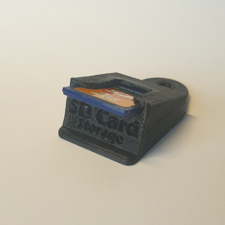 sd Karte Halter Unterstützung Prusa i3 Gadgets Elektronik Drucker 3D print model - Mito3D