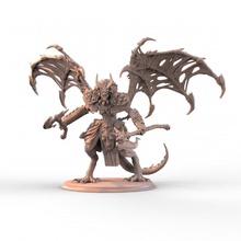 demonio guerra juguetes juegos alas remar khorne 3d print model - Mito3D