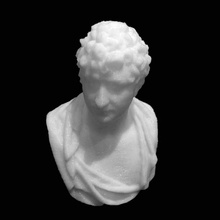 ritratto uomo museo delle belle arti gand in belgio scansione 3d print model - Mito3D