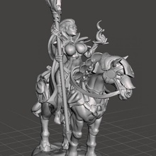 bruxa cavalo 3d print model - Mito3D