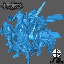 mercy's reach void knight - complete collection toys & games 40k armor army fantasy game gun mini shield soldier space sword trooper warhammer scifi cyberpunk power infantry wargame proxy 3d print model - Mito3D