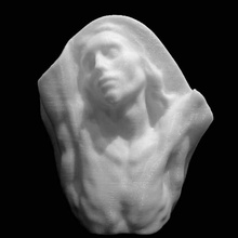 study head christ human passions museum fine arts ghent belgium scan 3d print model - Mito3D