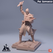 deathless harvester toys & games dungeons undead wizard caster dungeonsanddragons spell dnd necromancer apprentice necron masked 3d print model - Mito3D