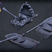 mimic boat toys & games monster object miniature resin animated trap dnd dnd5e presupported 3d print model - Mito3D