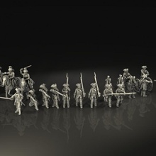 years war french army historical 28mm bundle black powder honours warlord games 3d print model - Mito3D