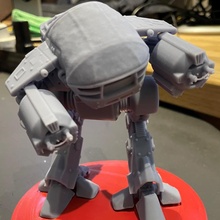 209 Tienda figura robot miniatura mech ed 3d print model - Mito3D