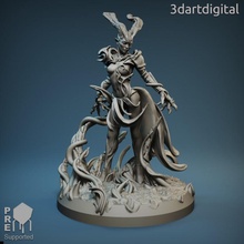 dark dryad toys & games fantasy 3dartdigital warhummer 3d print model - Mito3D
