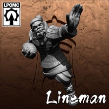 qin-terracotta tomb king-lineman 06 toys & games bowl fantasy football game king undead blood tabletop lineman 3d print model - Mito3D