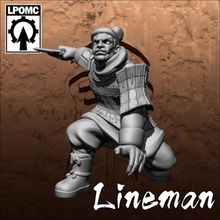 qin-terracotta tomb king-lineman 08 toys & games bowl fantasy football game king undead blood tabletop lineman 3d print model - Mito3D