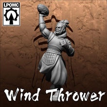 qin-terracotta tomb king-thrower 02 toys & games bowl fantasy football game king undead blood tabletop thrower 3d print model - Mito3D