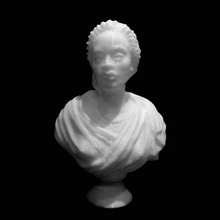 busto donna africana wallace collection londra scansione marmo jasper 3d print model - Mito3D