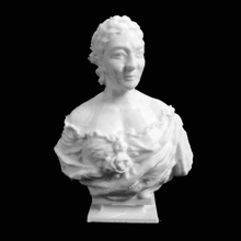 busto signora wallace collection londra scansione donna marmo francia castelnau 3d print model - Mito3D
