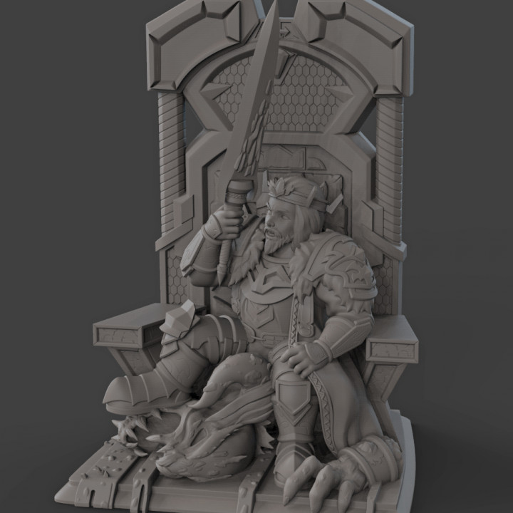 king 3D print model - Mito3D