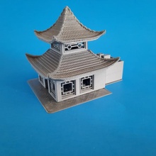 scala Cinese ristorante cartello interni scansione treno diorama modelrailroad n scale ntrak won ton 3d print model - Mito3D