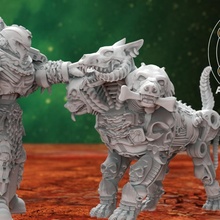 hounds hades store 40k army board dog fantasy hound rpg sci-fi miniature scifi tabletop wargame forge 28mm 30k 40000 grimdark atlan 30000 3d print model - Mito3D