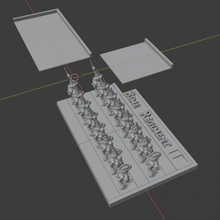 6mm-scale movement trays tray europe 6mm napoleonic asunder 3d print model - Mito3D