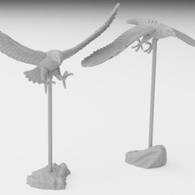 giant eagle miniatures 28mm modular fantasy warhammer dnd kingsofwar aos kow fantasyminiature mantic opr onepagerules gianteagle 3d print model - Mito3D