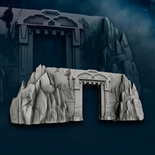 dwarf gate - digital 3dprint patreon scenography davalegames 3d print model - Mito3D