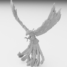phoenix elven king miniature modular elf fantasy warhammer tabletop wargame dnd kingsofwar aos kow fantasyminiature mantic highelf opr 3d print model - Mito3D