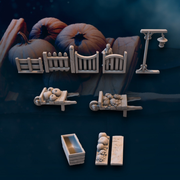 scenery accessories - digital 3dprint patreon scenography davalegames 3D print model - Mito3D