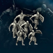 super orcs épéiste numérique miniatures 3dprint Patreon davalegames 3d print model - Mito3D