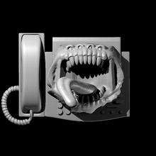 office phone mimic & garden 3d print model - Mito3D