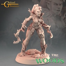 dryad 03 toys & games dragon female mini roleplay miniature tabletop dungeon galaad 3d print model - Mito3D