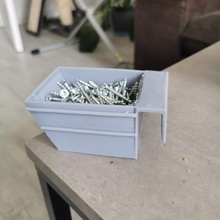 Schraubenbox giardino utensili werkzeug schrauben aufh ngung 3d print model - Mito3D