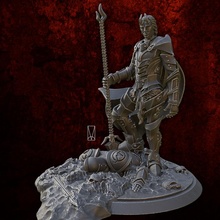 mordred juguetes juegos héroe leyenda medieval estatua juego guerra personaje accesorios villano mesa coleccionable dnd estatuilla Arturo 3d print model - Mito3D