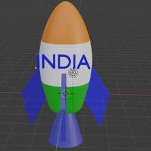 Rakete Rauch 3d Bender 3d print model - Mito3D