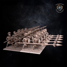 skeletons ranks 1 2 tabletop fantasy warhammer sla age wargame core 9th ud warhammerfantasy whfb theninthage ninthage ninth t9a lubartminiatures lubart undyingdynasties 3d print model - Mito3D