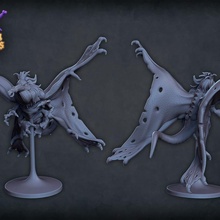 stirge toys & games bat creature monster rpg vampire blood miniature resin flying encounter dnd mosquito 5e dnd5e presupported 5thedition 3d print model - Mito3D