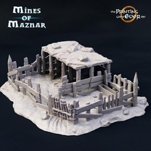 warg kennels - supportless toys & games building dog fantasy goblin house terrain wargaming warhammer wolf lotr tabletop 28mm dnd frostgrave skirmish scatter 5e kennel 3d print model - Mito3D