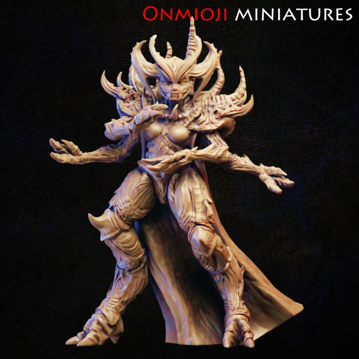 insecto colmena reina juguetes juegos monstruo rpg miniatura mesa mutante juego guerra 3D print model - Mito3D