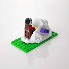 meeper kafatası oyuncaklar oyunlar lego pod tüp skullface 3d print model - Mito3D