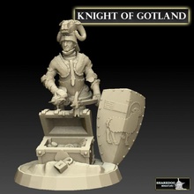 knight gotland toys & games 40k pirate ram terrain treasure warhammer goat paladin crusader corsair mercenary beastman sigmar cliff gutnish rauk hansa 3d print model - Mito3D