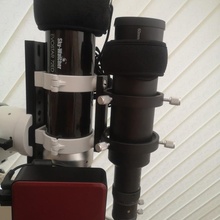 60mm guia escopo Principal adaptador prato poupar partes Câmera telescópio observador céu astrofotografia guidescópio 3d print model - Mito3D