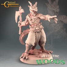 dragonborn toys & games dragon hero mini roleplay warrior miniature tabletop dungeon galaad 3d print model - Mito3D