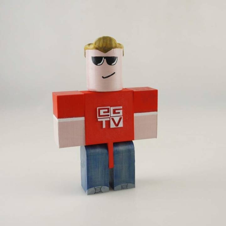 custom character ethangamertv fan art minecraft roblox 3D print model - Mito3D